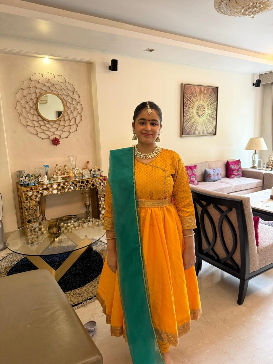 Vandita in Kathak attire